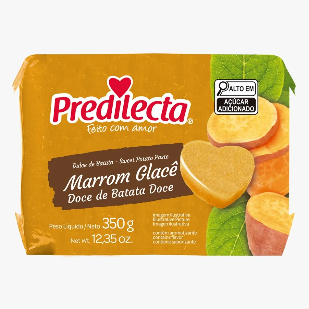 Dulce de batata marron glacê