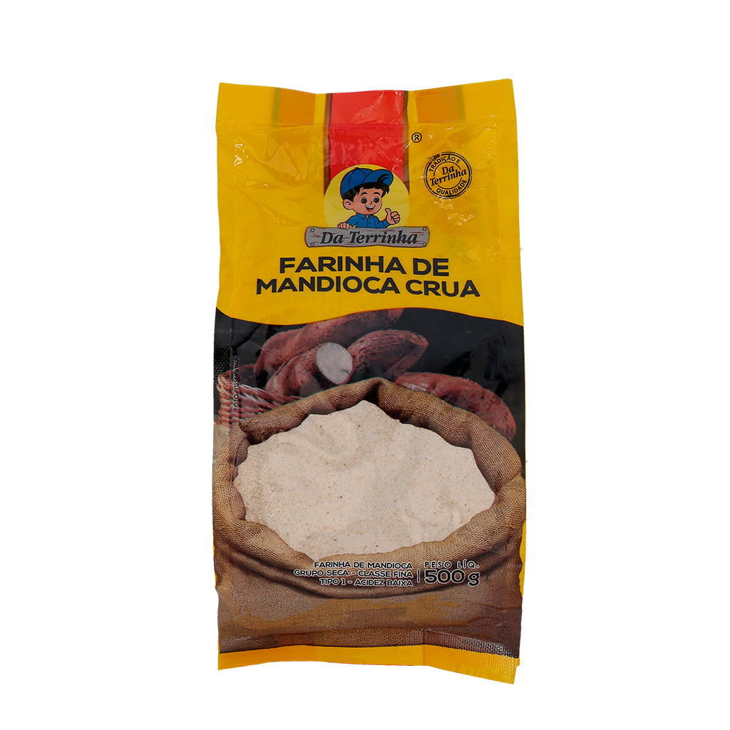 Harina de mandioca cruda