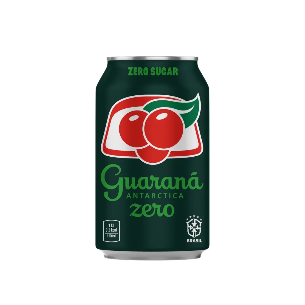 Refresco guaraná zero antarctica lata