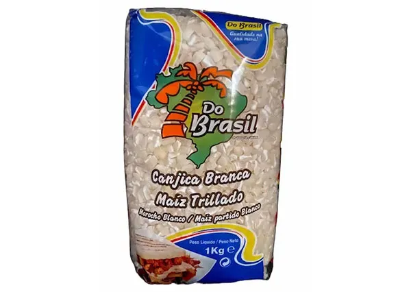 Maíz blanco trillado